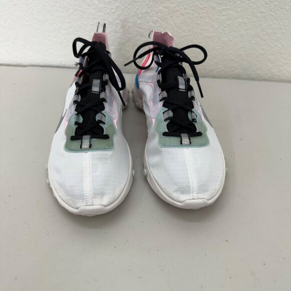 Nike React Element 55 Blue Hero Running Sneakers Shoes CK4462-100 Womens sz 9.5 - Picture 2 of 8